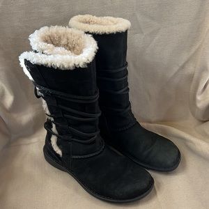 UGG Lace-up NUBUCK Leather Boots
